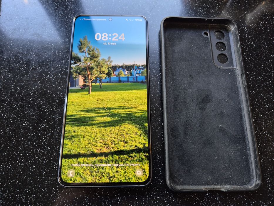 Мобільний телефон Samsung S21 g991, сірий колір, 256мб