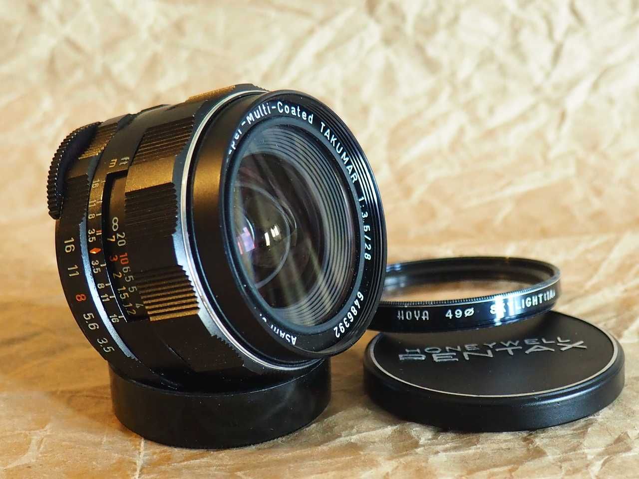 Obiektyw Asahi Super-Multi-Coated Takumar 28mm f3.5, M42.
