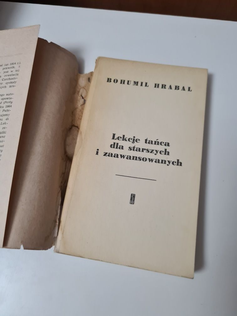 Lekcje tańca dla starszych i zaawansowanych - Bohumil Hrabal x'