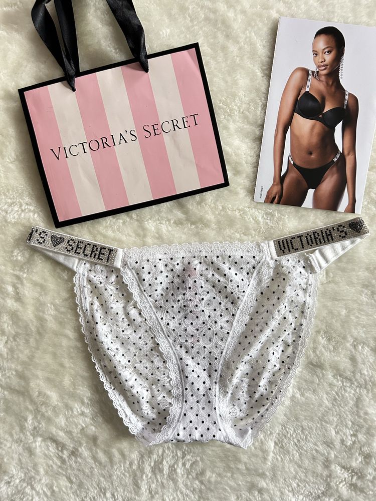 Victoria’s Secret nowe figi M majtki shine strap oryginalne metka