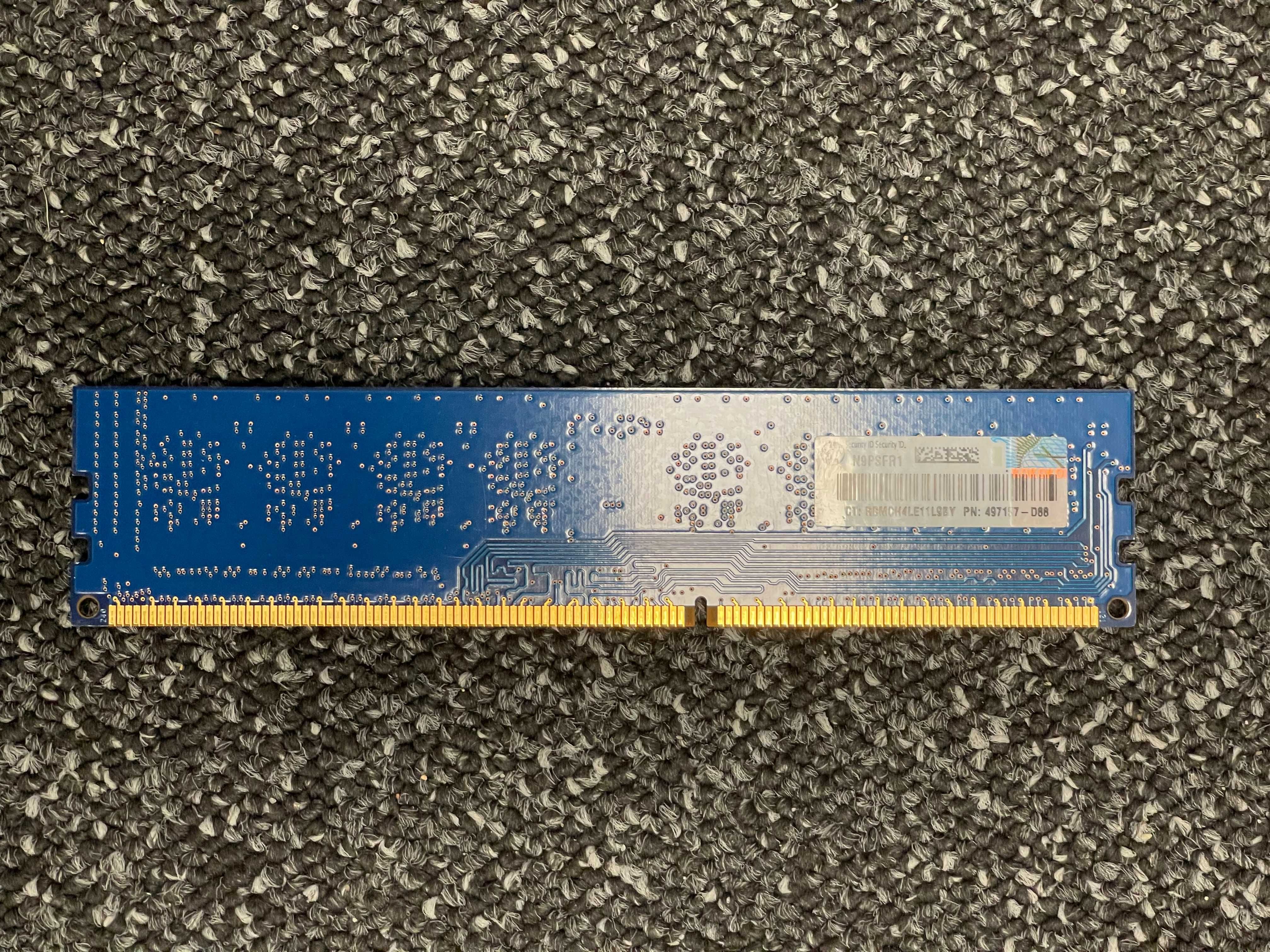 Pamięć RAM Nanya 2GB DDR3-1333MHz PC3-10600 ECC CL9 240-Pin DIMM