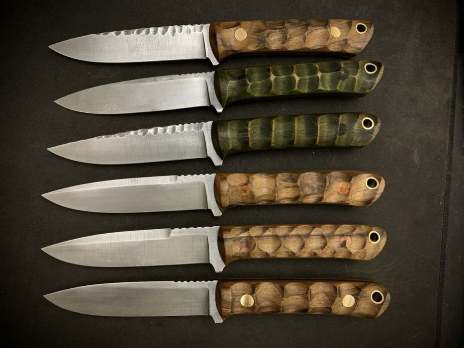 Нож ручной работы фултанг сталь 9ХС ніж ручної роботи нож охотничий