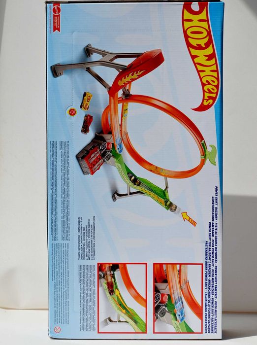 Трек Hot Wheels Power Shift Raceway Форсаж +5 машин петля перегони