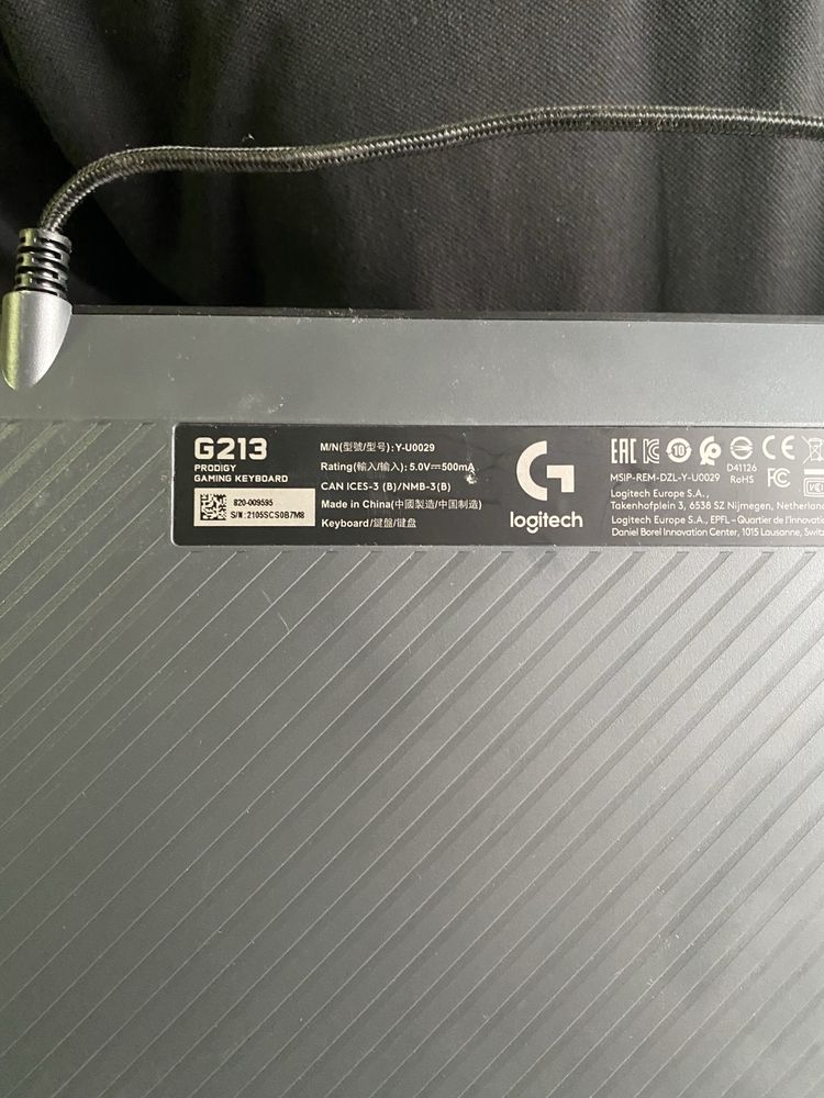 Клавіатура logitech g213