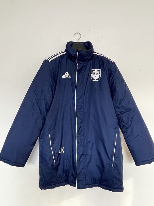 UNIKAT płaszcz Adidas vintage S M płaszcz przeciwdeszczowy puchowy