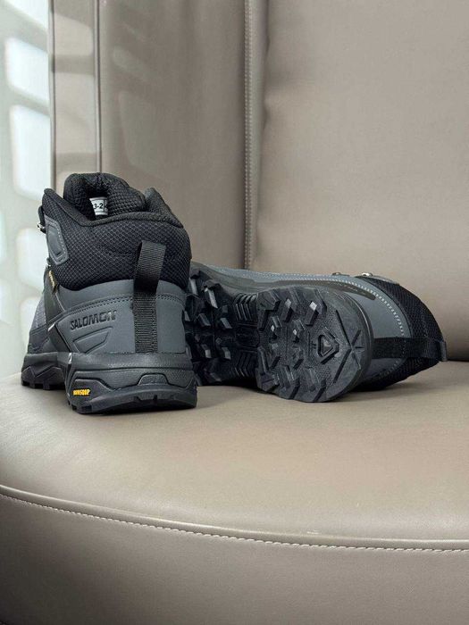 !ХУТРО! Salomon X Ultra 4 Mid (Gore-Tex) Grey/Black 41 42 43 44 45 46