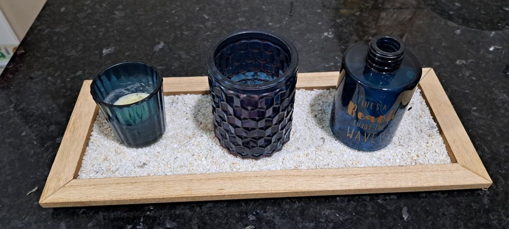 Suporte velas e fragrância aromática