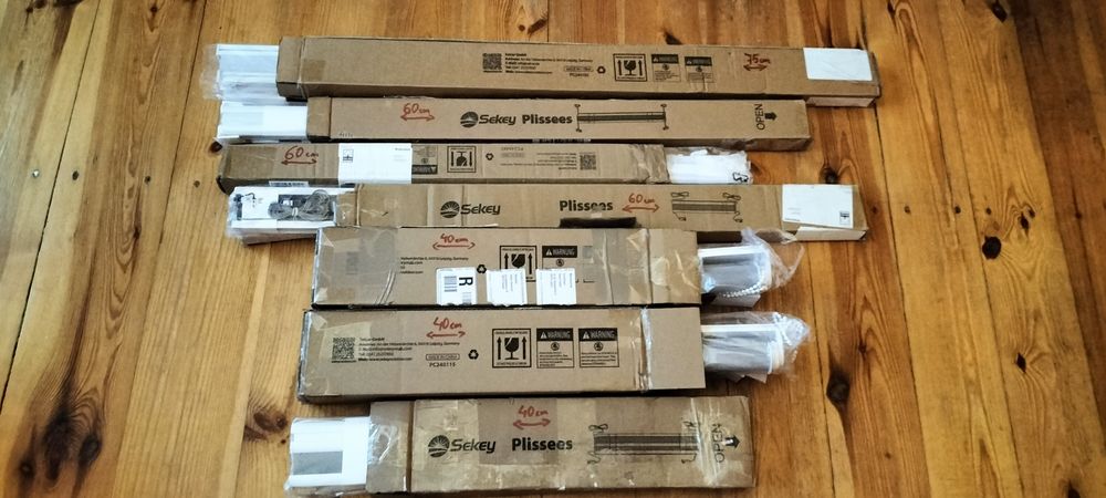 Żaluzje do okien, różne