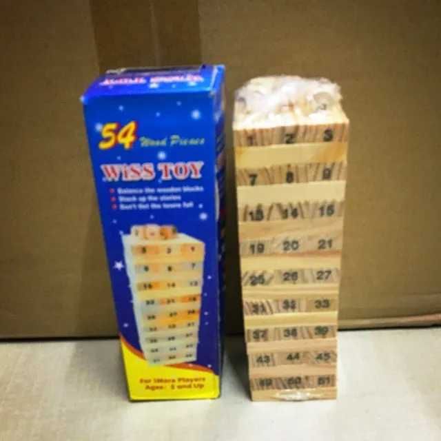 Гра настільна Вежа блоки з числами