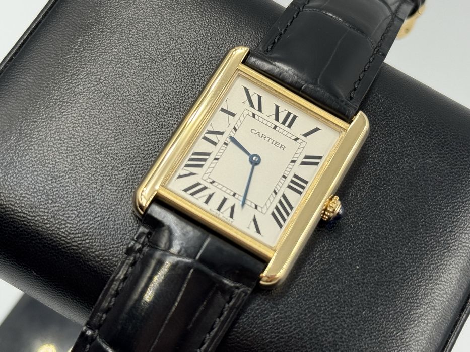 Cartier Tank Solo 18k żolte złoto