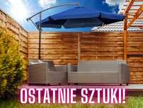 DARMOWA DOSTAWA‼️ Parasol Ogrodowy Wodoodporny Regulowany Wysięgnikiem