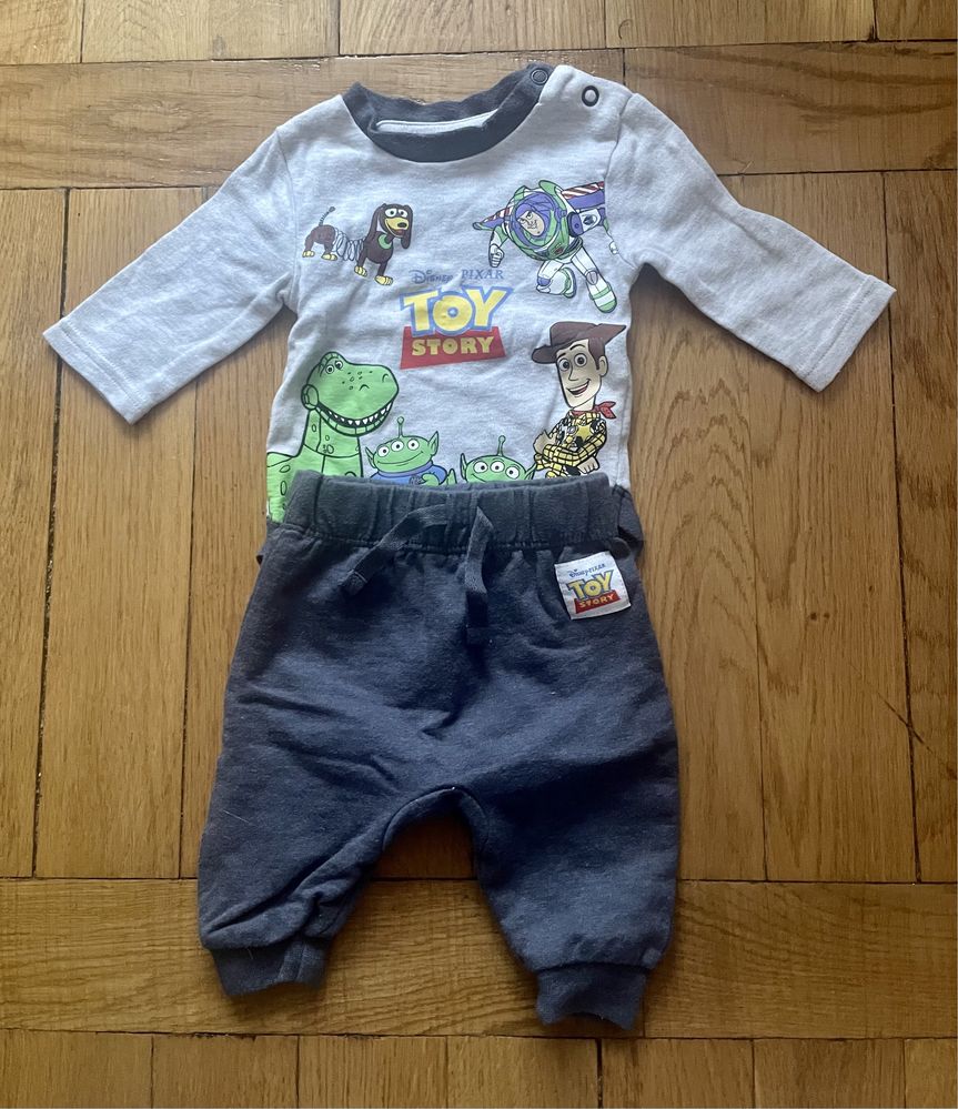 Toy story Primark komplet zestaw dla noworodka 50 56