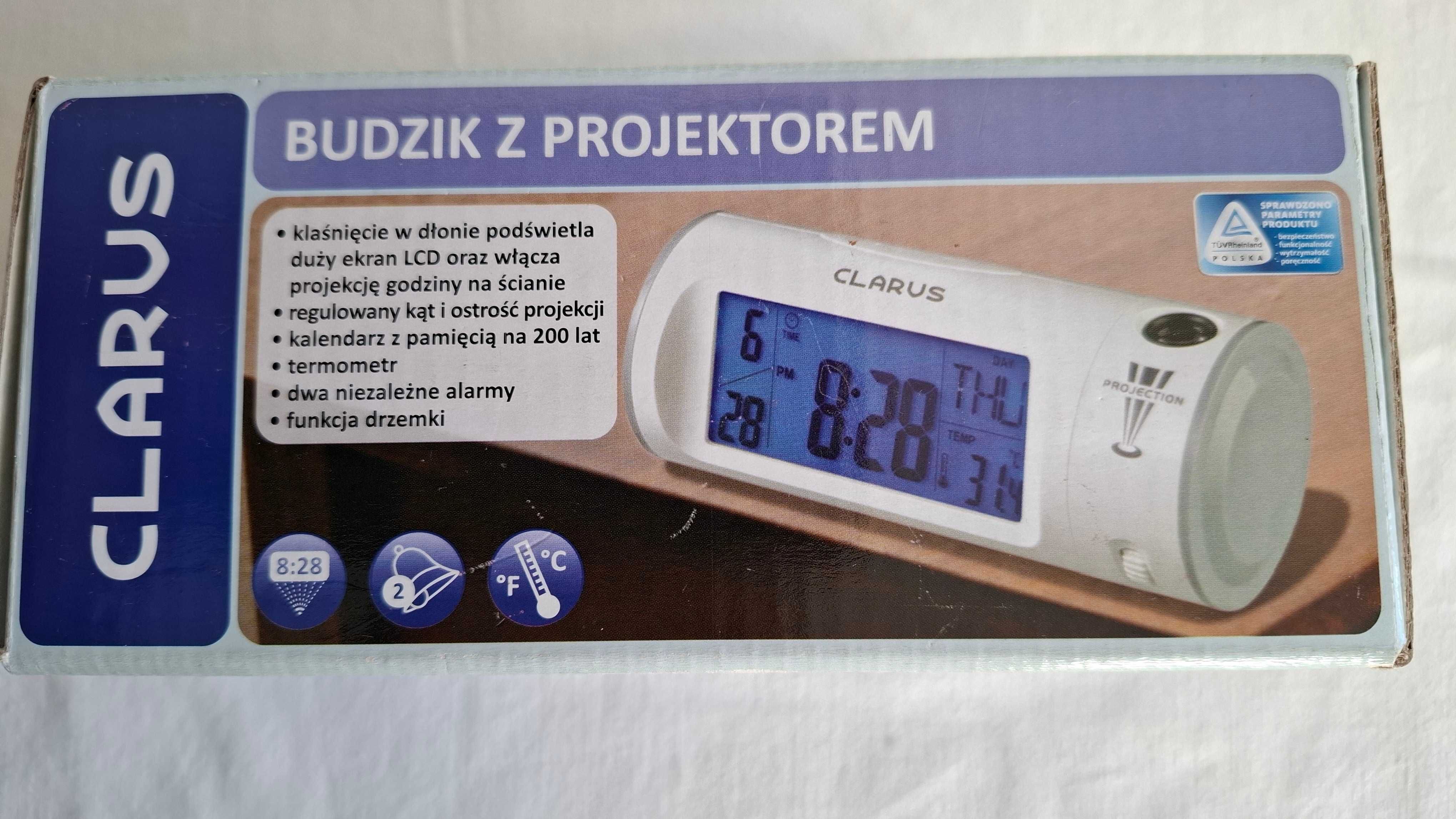 Zegar , budzik z projektorem