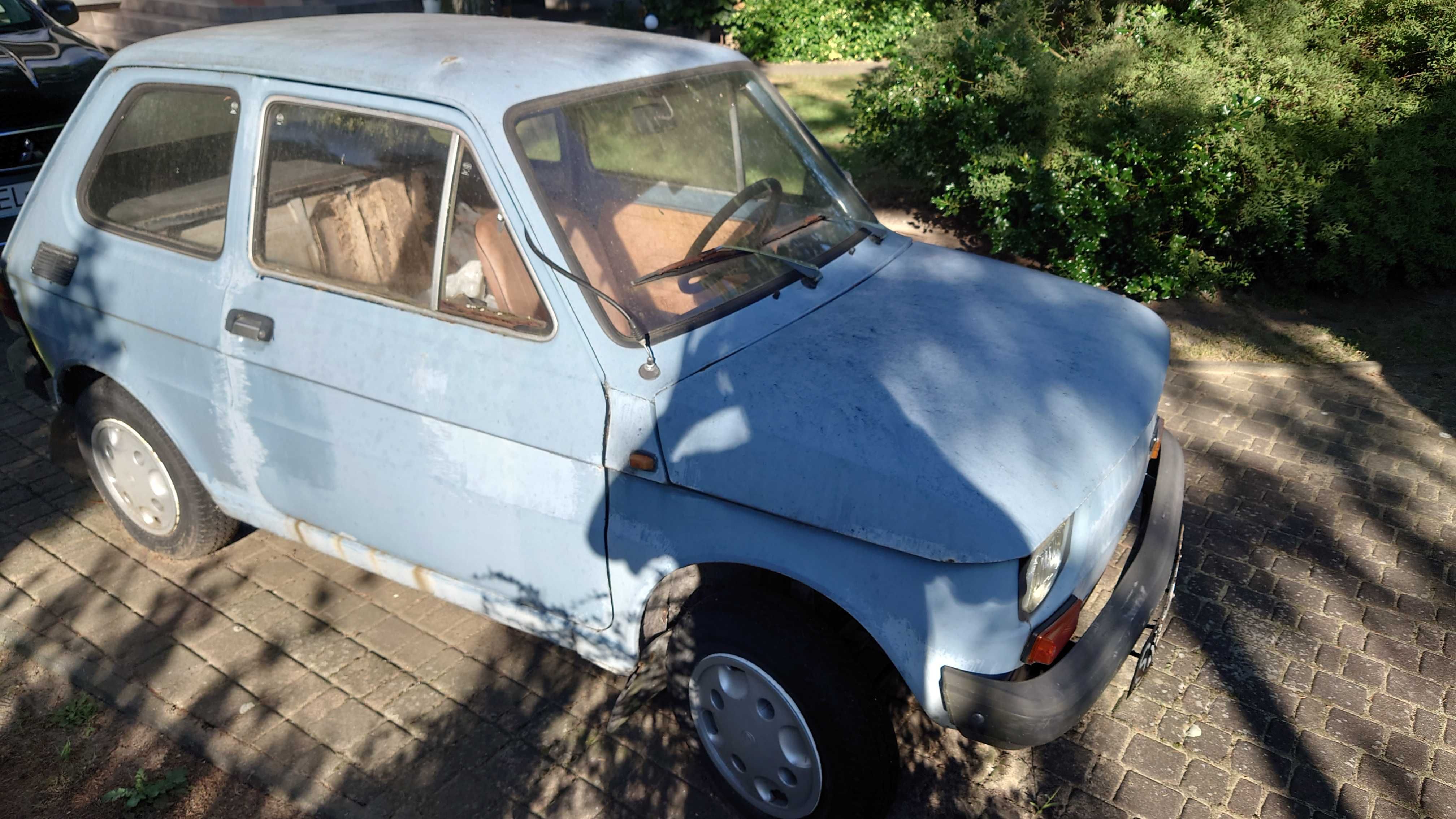 renowacja/odbudowa - mały Fiat / FSM 126p 1978 rok