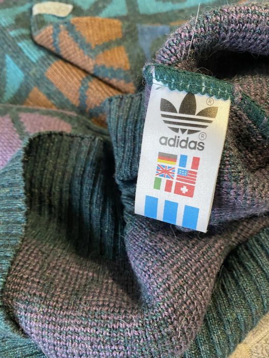Вінтажний вовняний светр Adidas