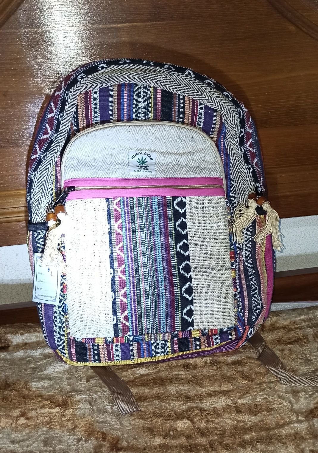 Mochilas Hippie feitas com fibra de cânhamo