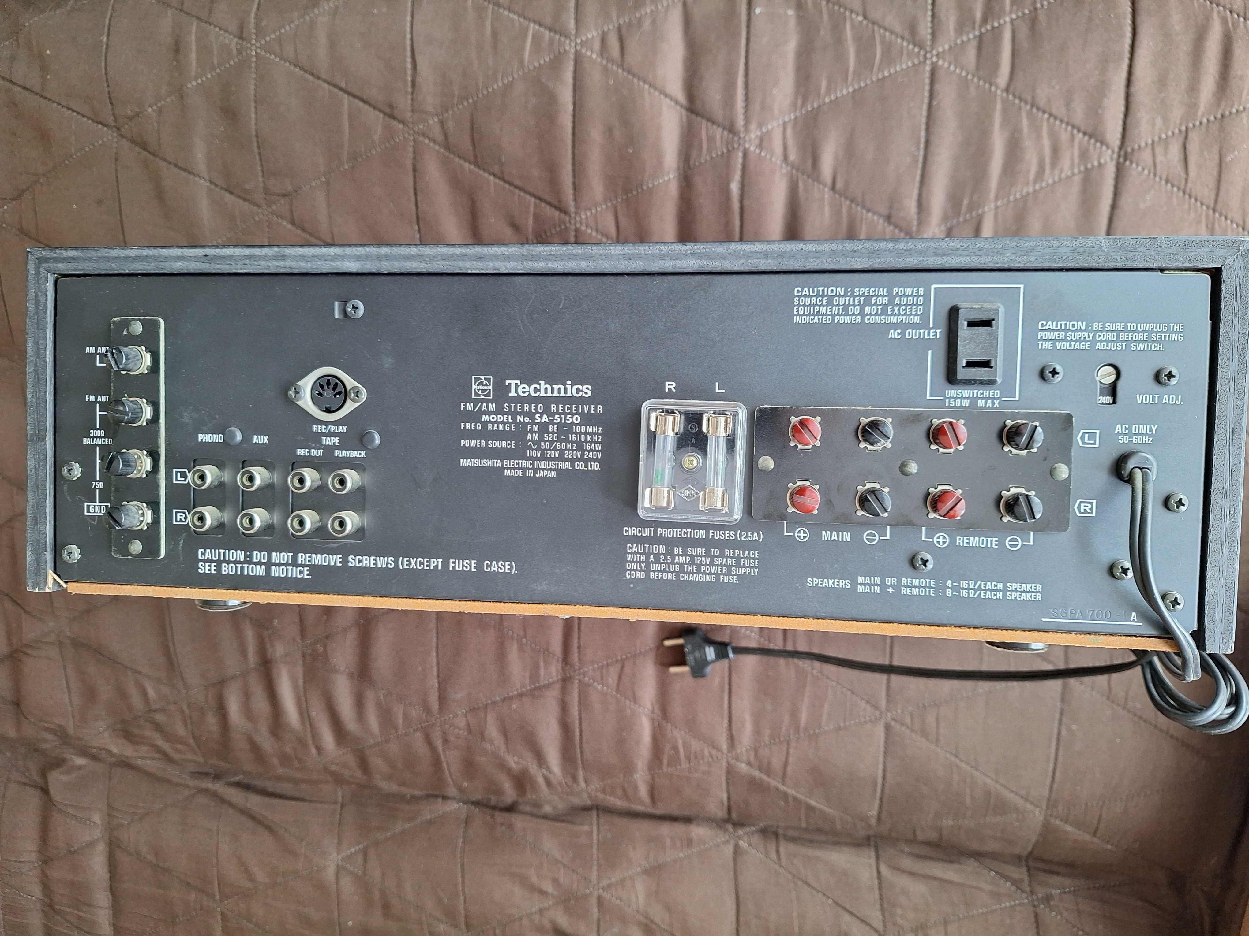 Technics Receiver amplituner SA 5150 unikat srebrny