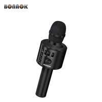 Беспроводной караоке микрофон / мікрофон Bonaok Q37 black