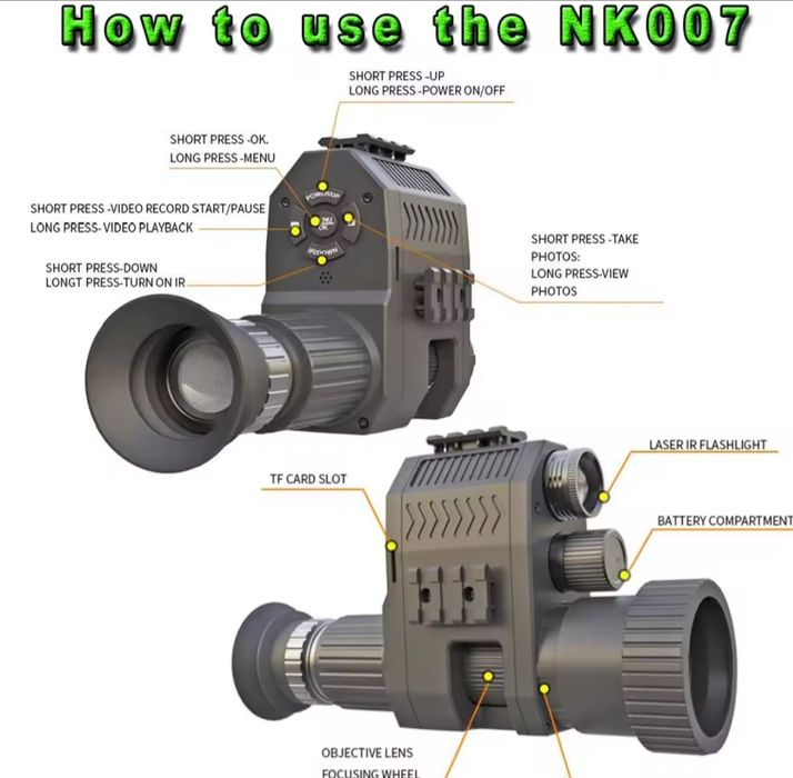 Visão noturna NK007 PLUS
