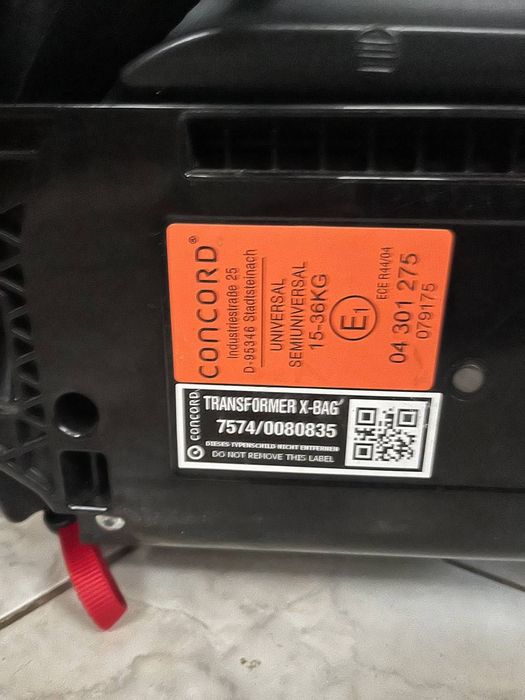 Автокресло Concord Transformer X-Bag від 3 до 12 років