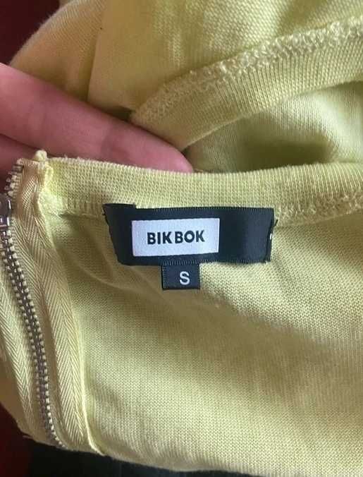 sweterek zolty bik bok limonka s m modny neon pastele zip