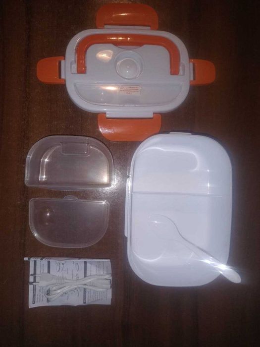 Ланч бокс з підігрівом, ланчбокс, лоток с подогревом, контейнер, судок