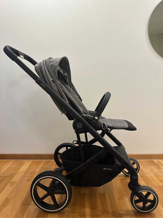 Прогулянкова коляска Cybex Balios S Lux Grey 3в1 + дощовик (Німеччина)