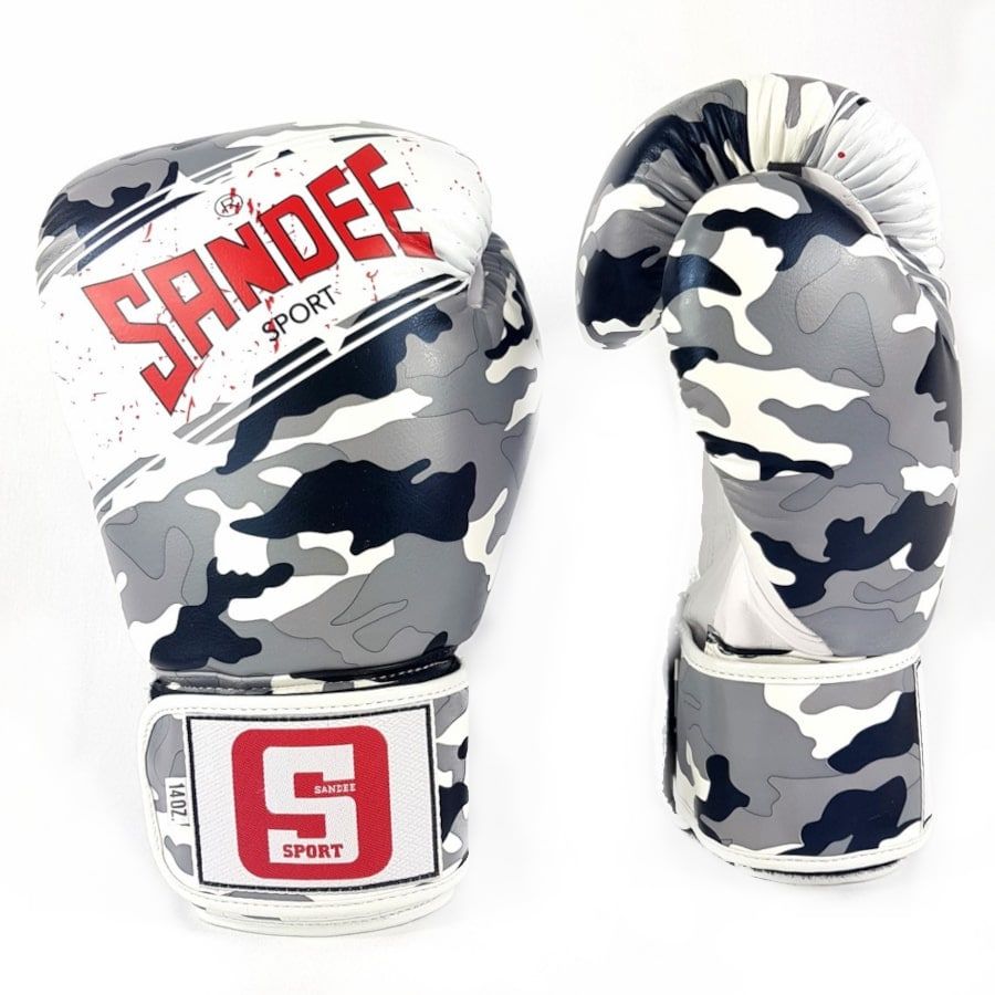 Sandee Rękawice Bokserskie Cammo Grey 14 Oz