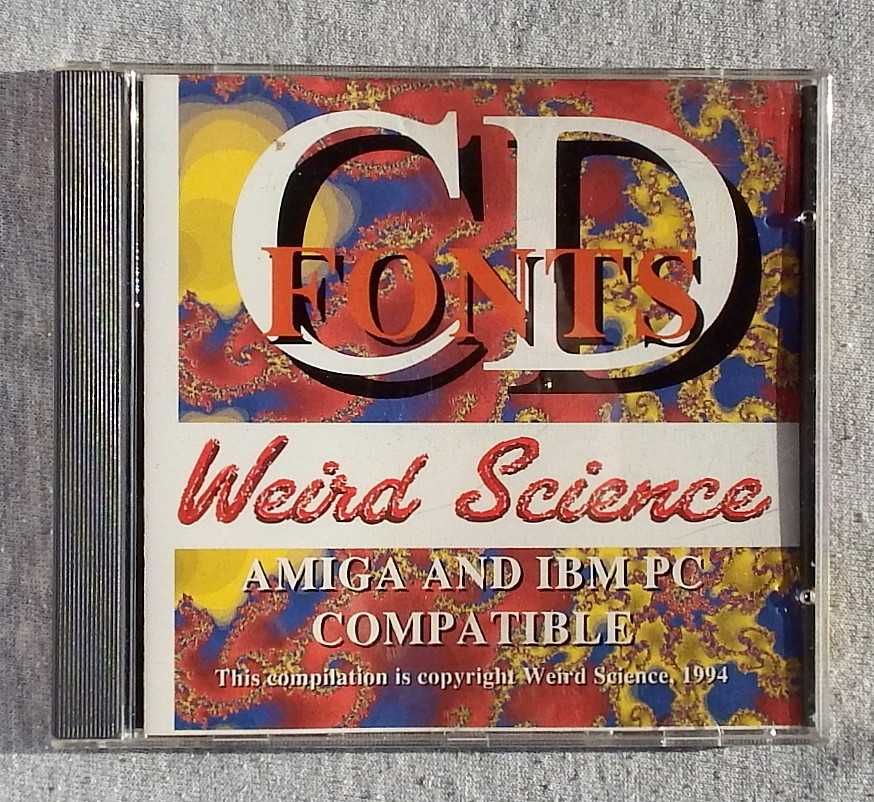 CD Fonts disk AMIGA and PCcompatible (CD-ROM)