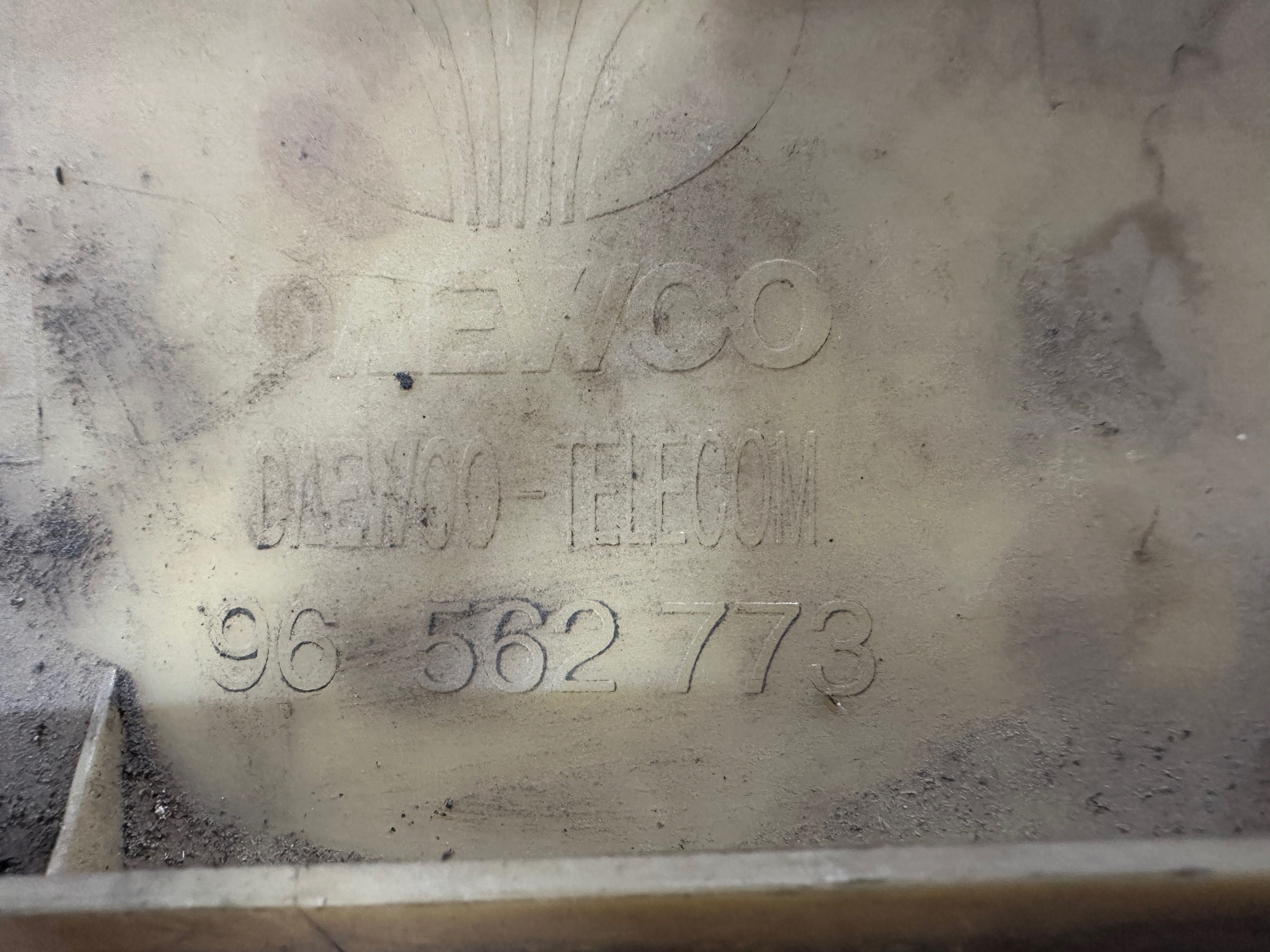 Накладка бампера под фары ресничка матиз  DW Matiz 96562773