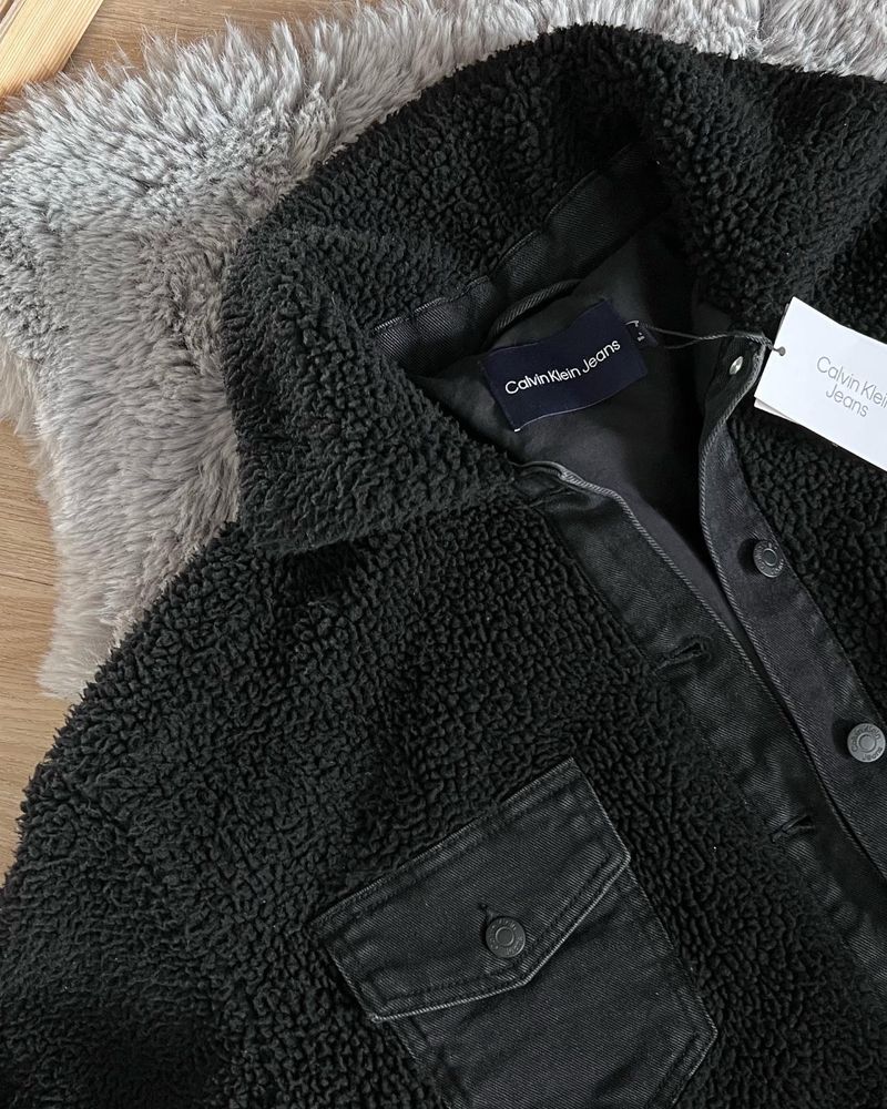 Джинсовка куртка шерпа Calvin Klein