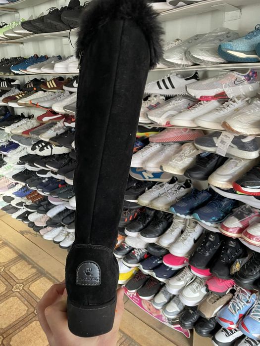 Стмльні замшеві чоботи  bearpaw