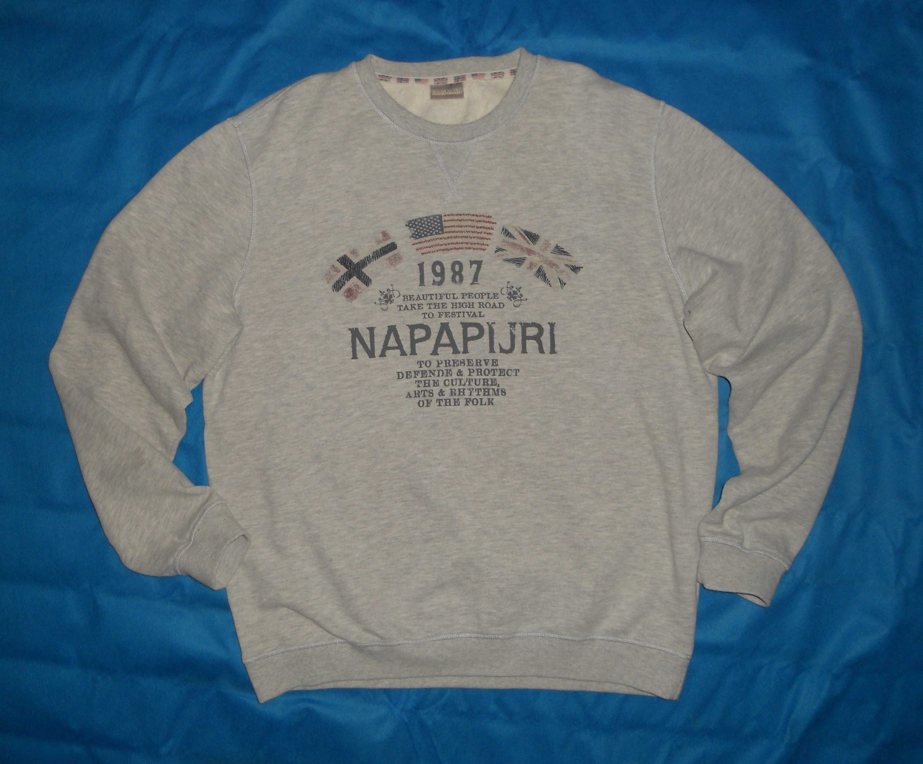 Napapijri Marine 1987 Sweatshirt Regular Fit Bluza Męska XXL