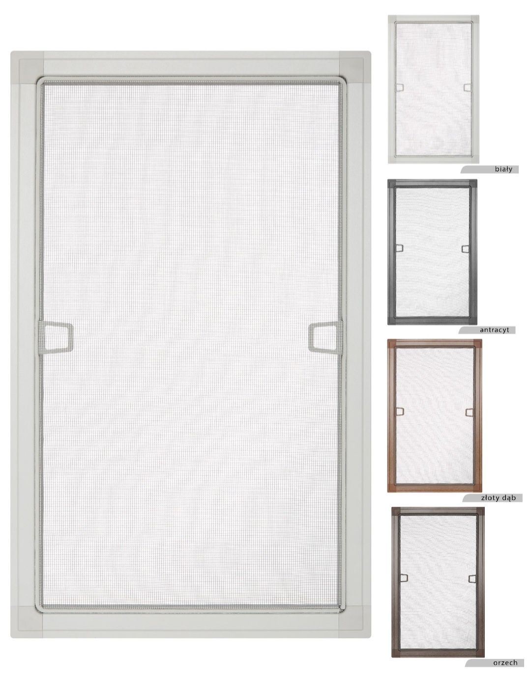 Moskitiery pod wymiar dla klienta Aluminiowe profile