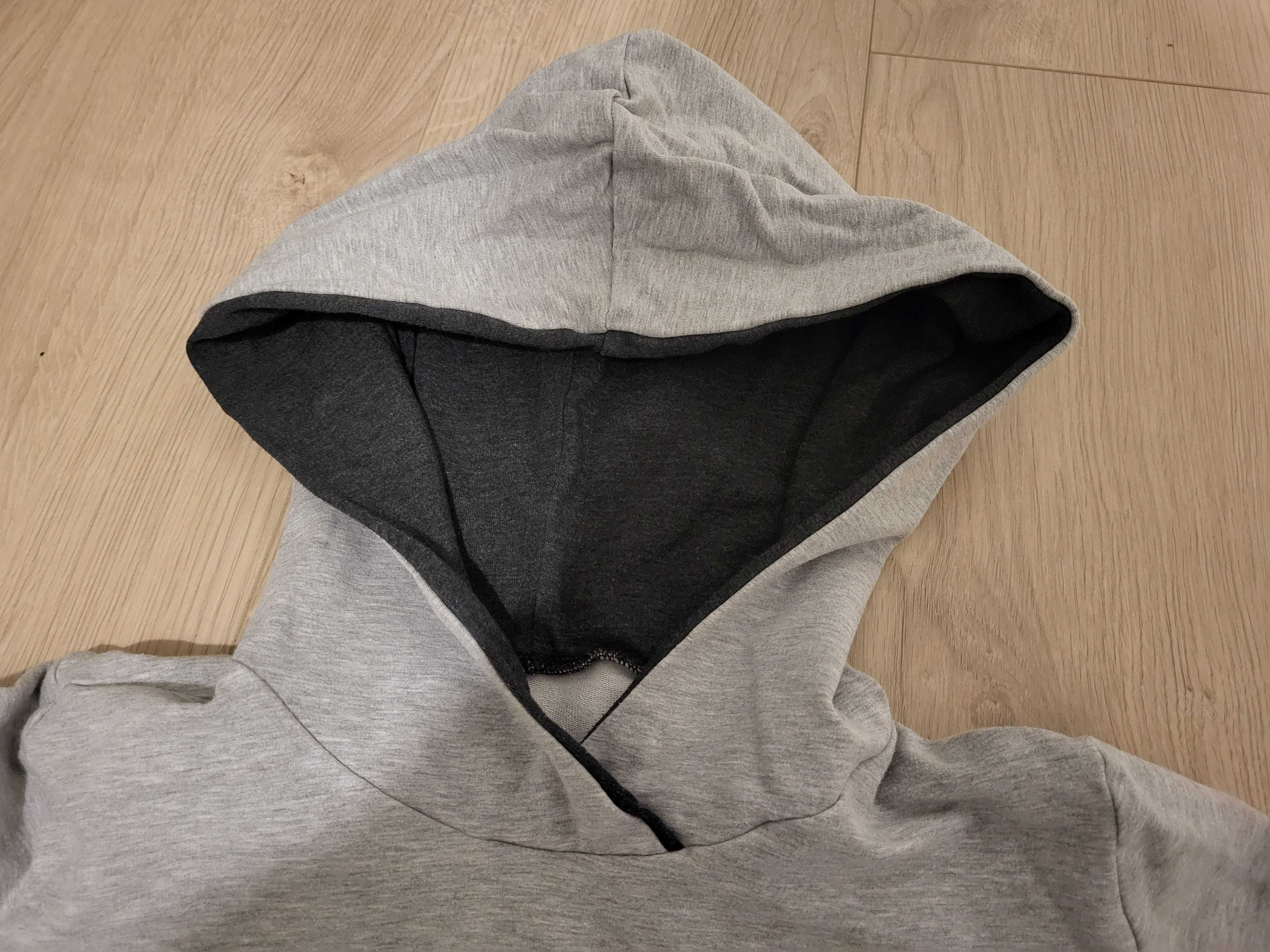 Bluza ciążowa i do karmienia r.38 M z kapturem i ukrytym zamkiem długa
