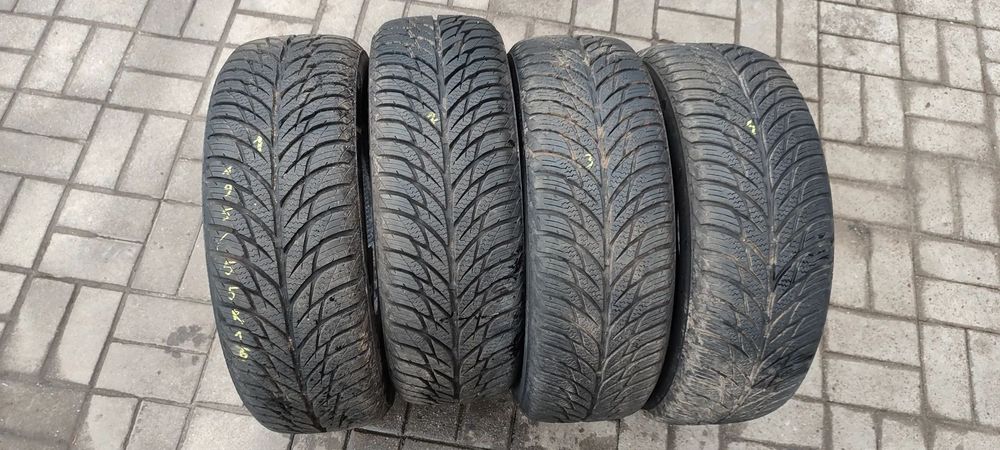 OPONY WIELOSEZONOWE 195/55R16 UNIROYAL ALLSSEASON EXPERT (4117) WIELOSEZON 2x8 mm 2x6 mm KOMPLET 4 SZTUKI