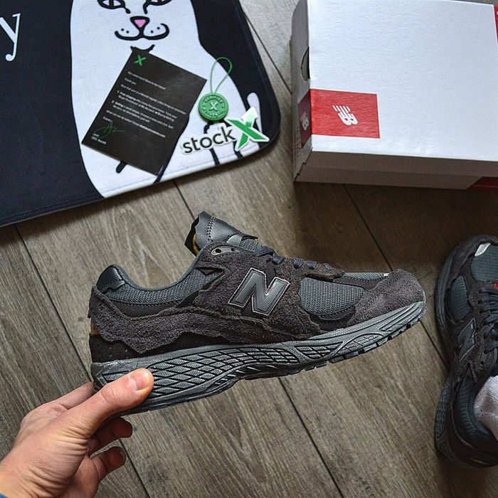 Кроссовки New Balance 2002R мужские Нью Беланс 1906 черные  NB 1906