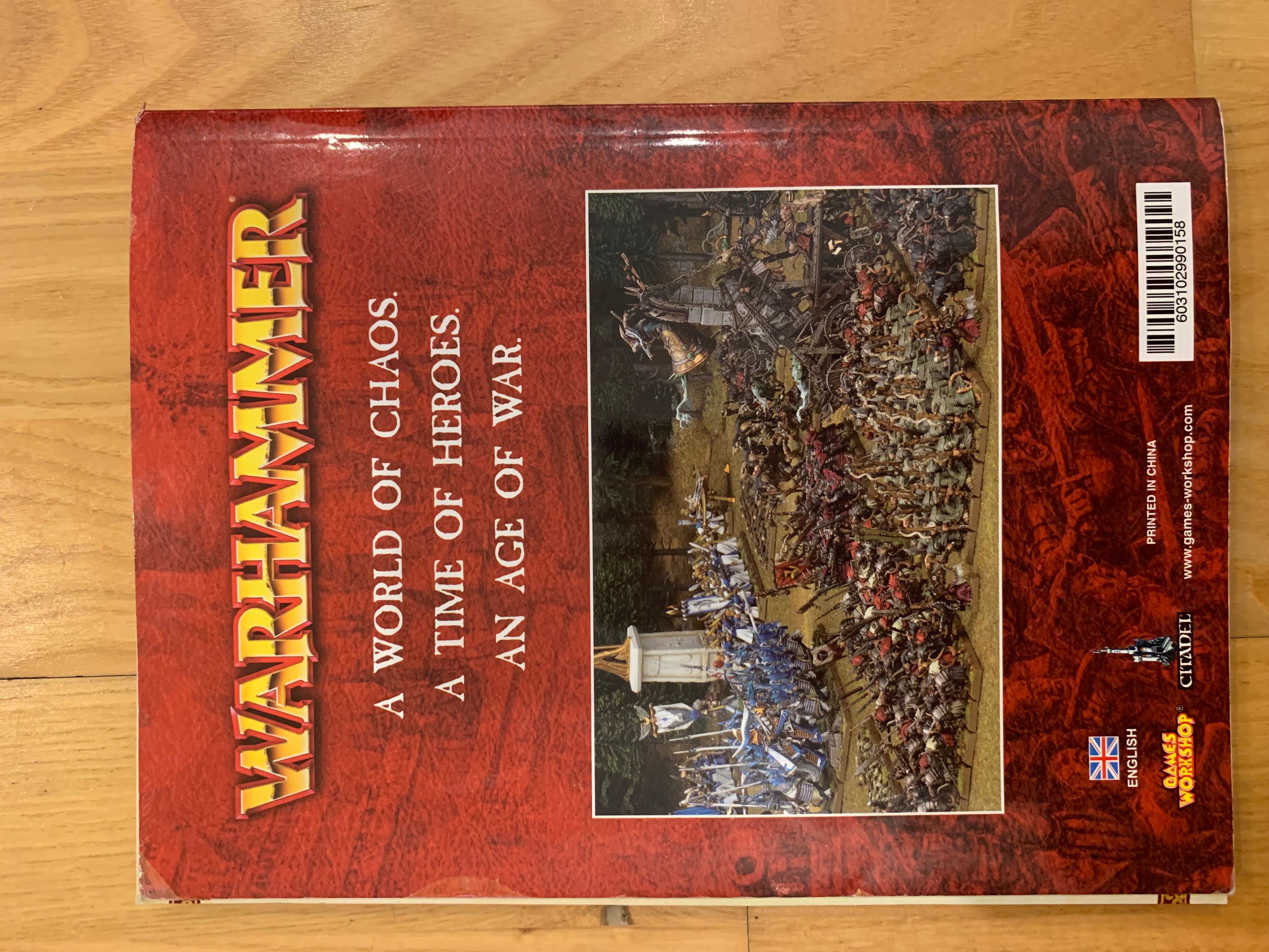 Książka Warhammer rulebook 8ed format  a5 miękka oprawa