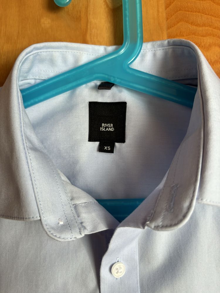 koszula męska jasnoniebieska błękitna elegancka River Island