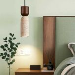 Lampa wisząca z kamieniem