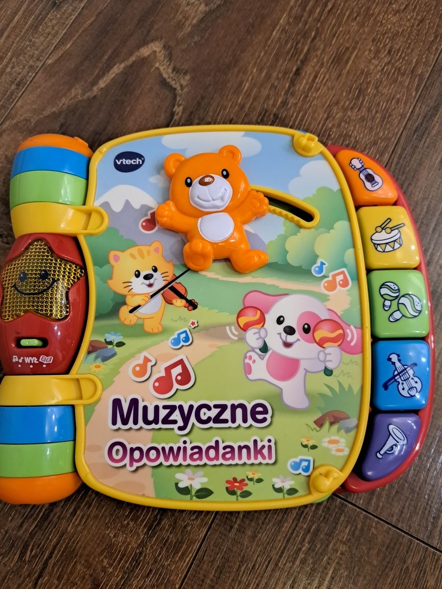 Książeczka interaktywna muzyczne opowiadanki vtech