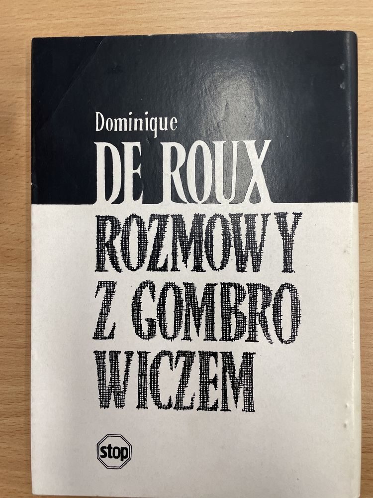 Rozmowy z Gombrowiczem dominique de roux