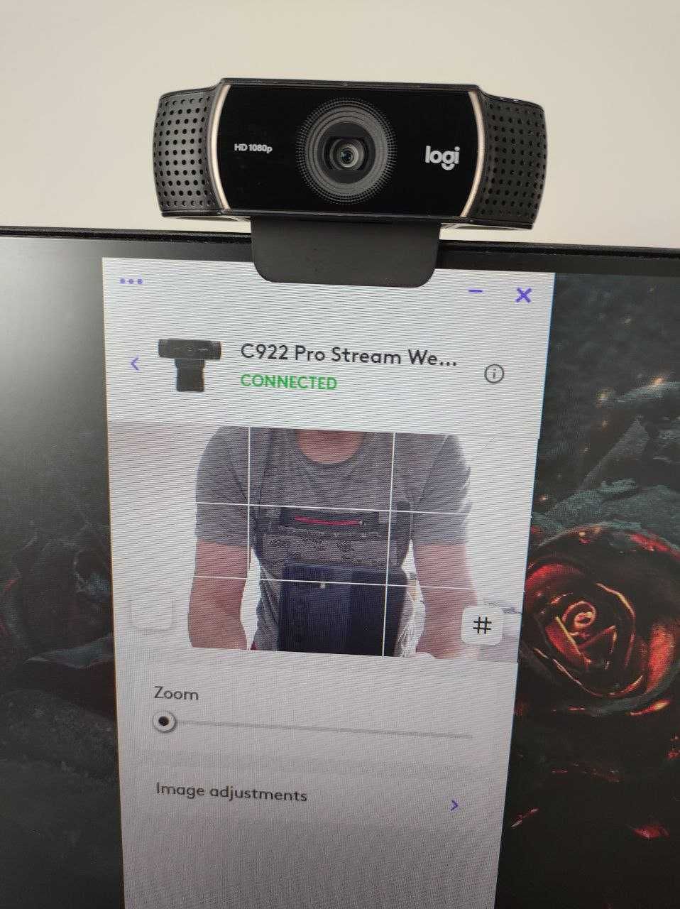 Вебкамера Logitech C922 Pro Sream webcam Full HD 1080/30fps,720p/60fps