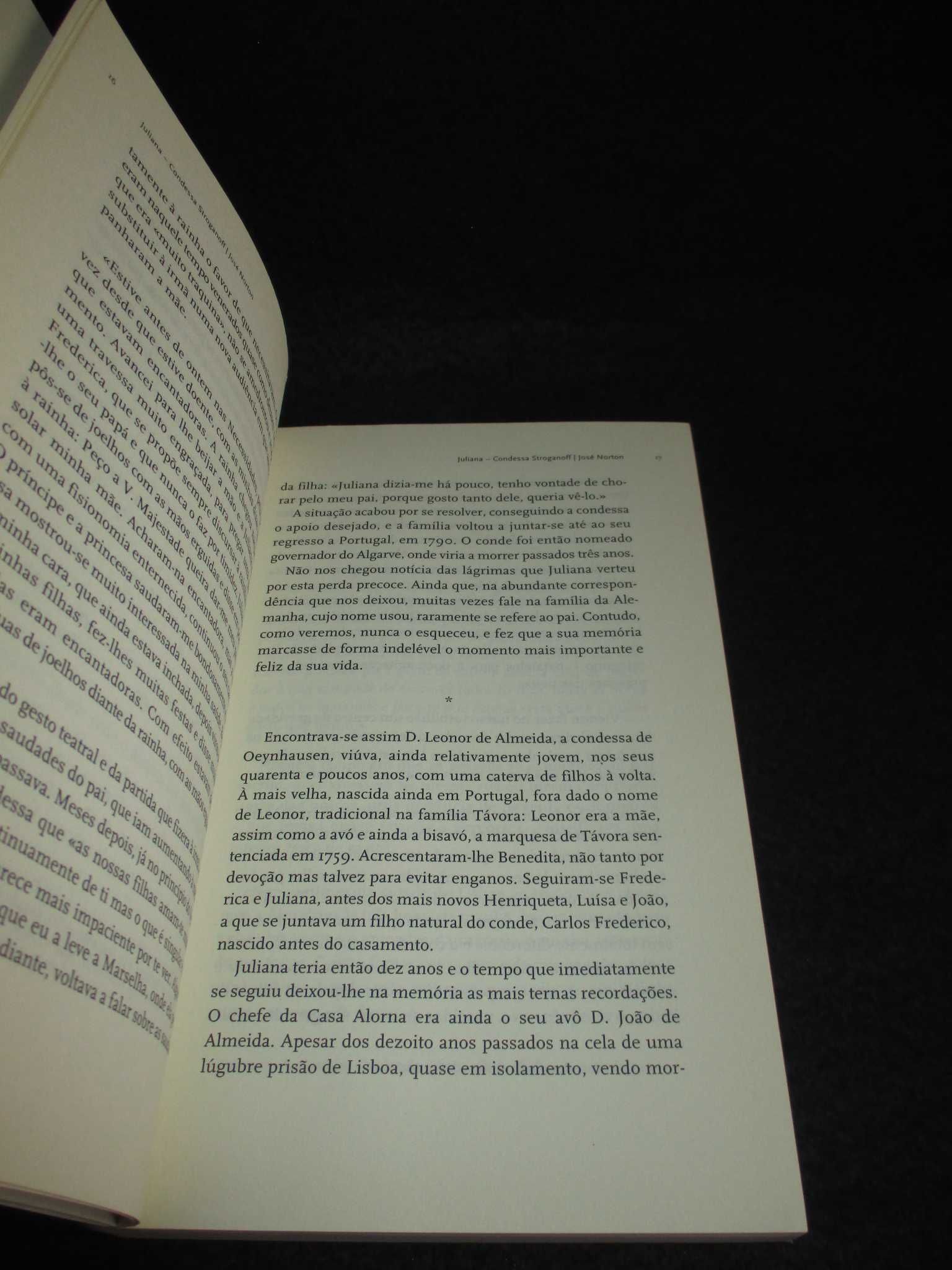 Livro Juliana Condessa Stroganoff José Norton