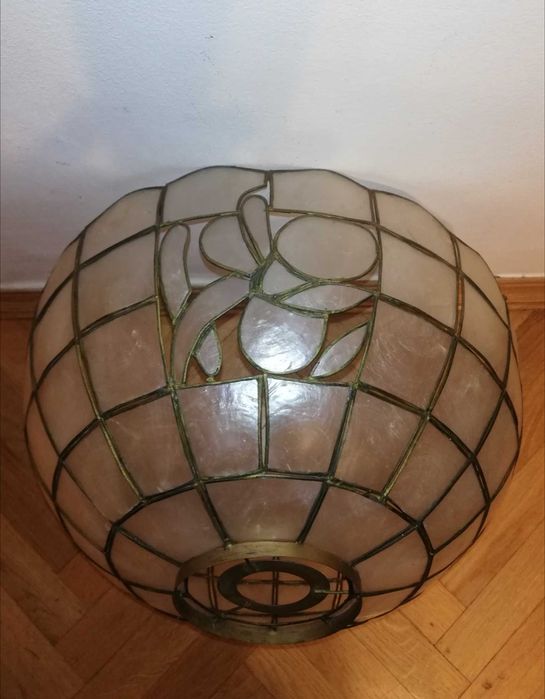 Stary klosz z masy perłowej - Retro Vintage