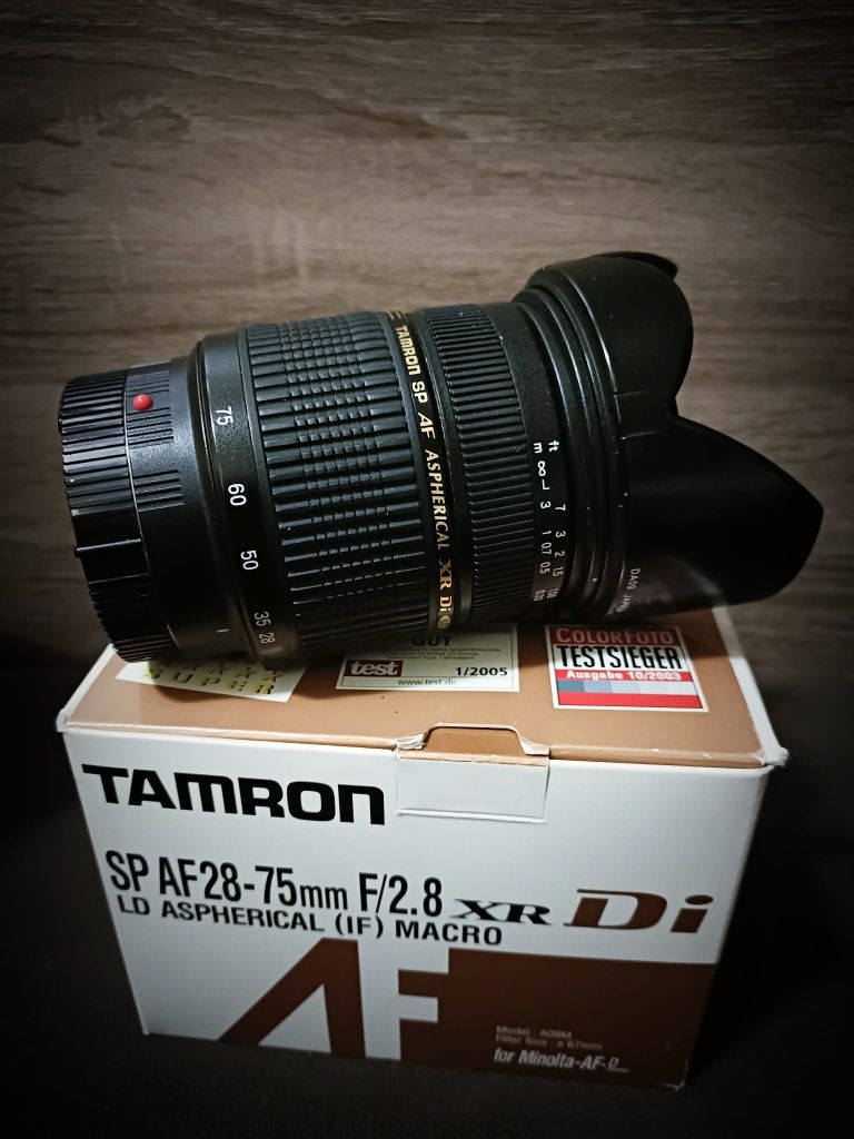 Obiektyw TAMRON SP AF 28-75 mm F/2.8 XR DI LD  Mocowanie SONY A