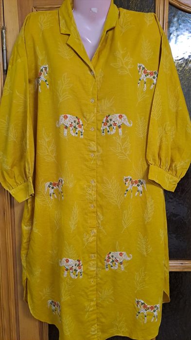 Накидка пляжна ( сукня-сорочка) по типу оверсайз