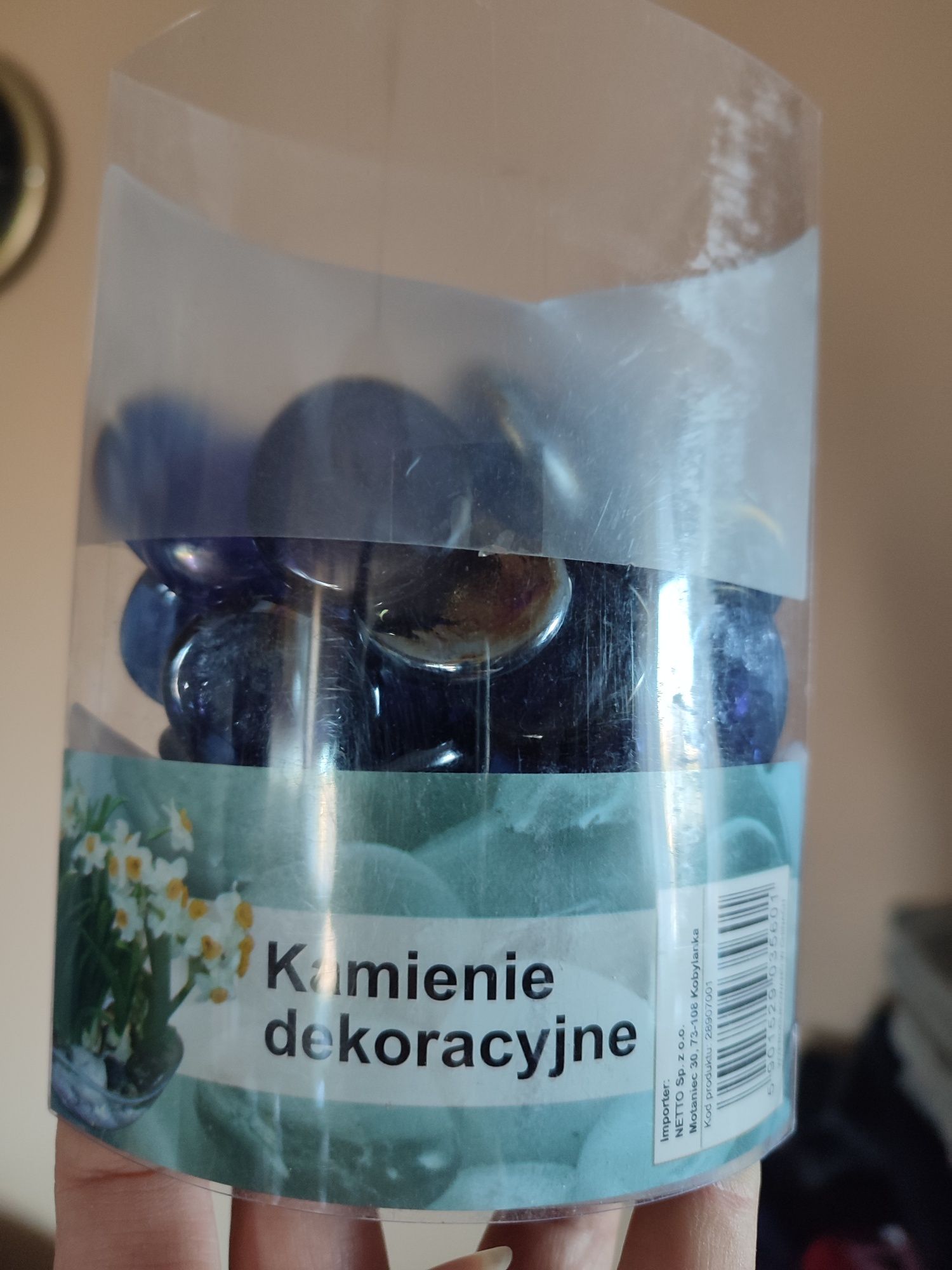 Kamienie dekoracyjne (2 komplety) dokompozycji i stroików ,nowe.