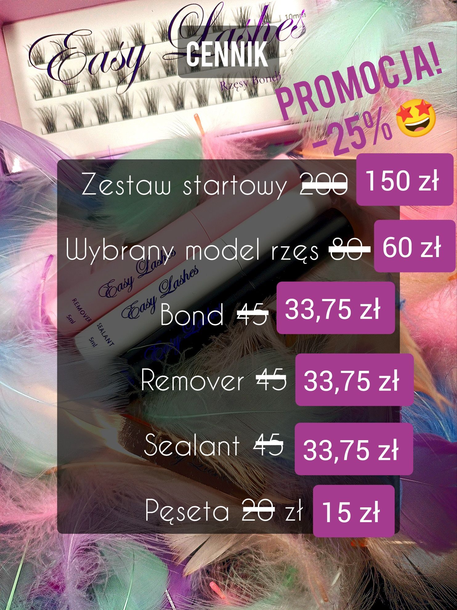 Rzęsy Bondingowe Easy Lashes DIY