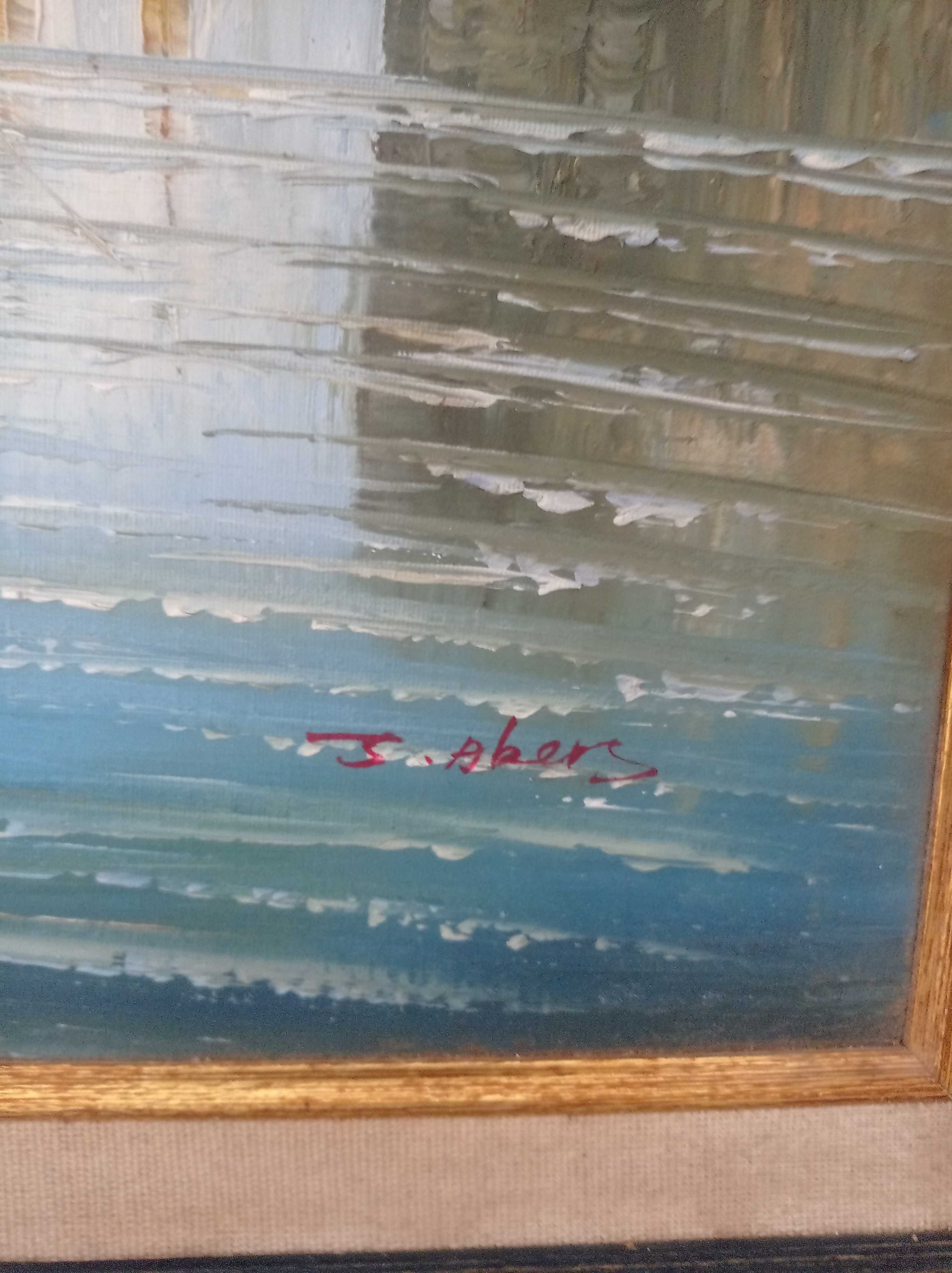 Quadro pintado a óleo